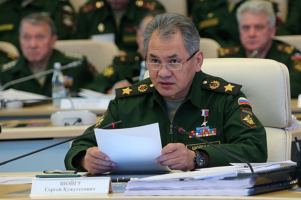 Шойгу поздравил Главное военно-политическое управление ВС России со 100-летием