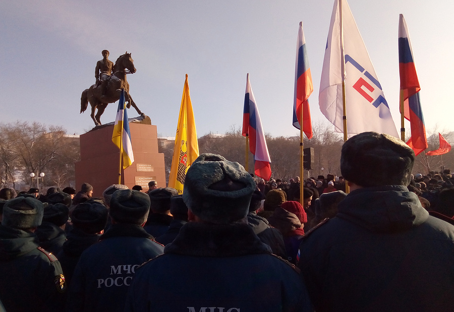 Памятник маршалу Рокоссовскому открыли в центре Улан-Удэ